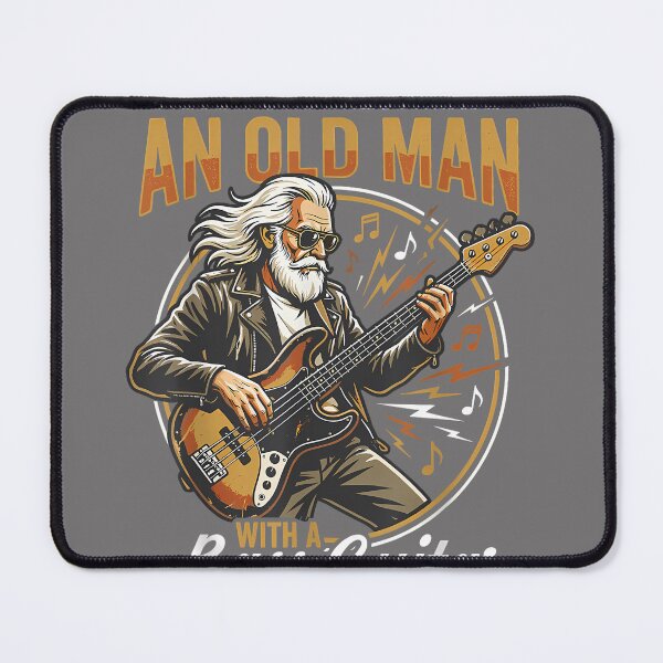 Item preview, Never Underestimate an Old Man with A Bass Guitar Player Dad designed and sold by KristineLi.