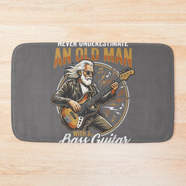 Item preview, Never Underestimate an Old Man with A Bass Guitar Player Dad designed and sold by KristineLi.
