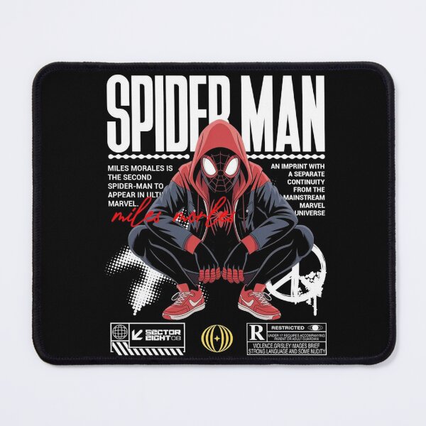 Item preview, Spider Man Miles Morales Streetwear Comic Hero Urban Graffiti Art Design designed and sold by Lineesh Kumar.