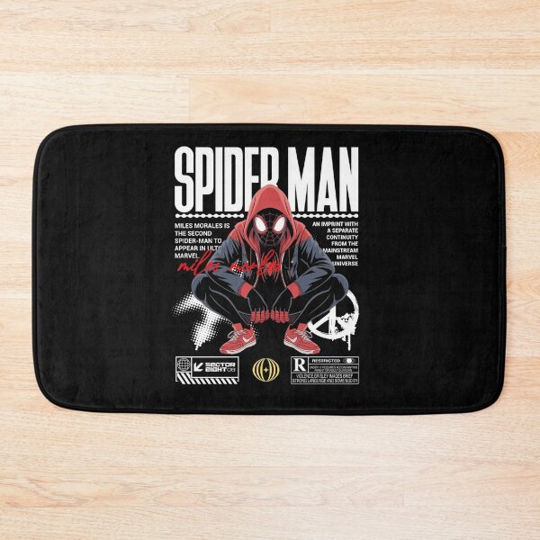 Item preview, Spider Man Miles Morales Streetwear Comic Hero Urban Graffiti Art Design designed and sold by Lineesh Kumar.