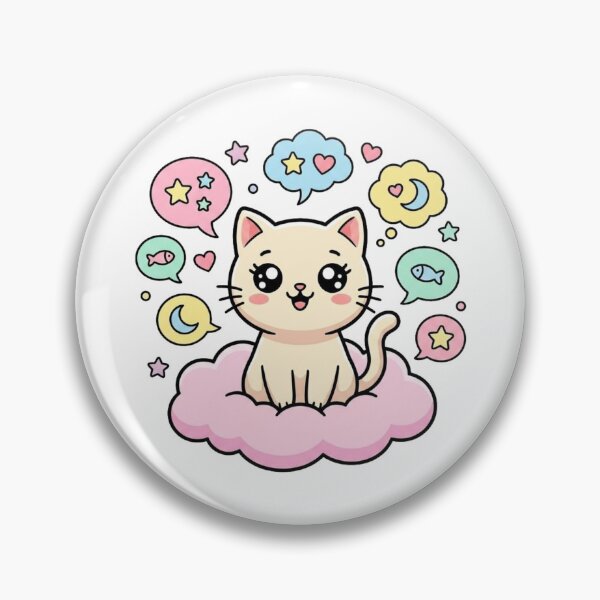 Item preview, Day Dreaming – Cute Cat on Cloud  designed and sold by morning sun.