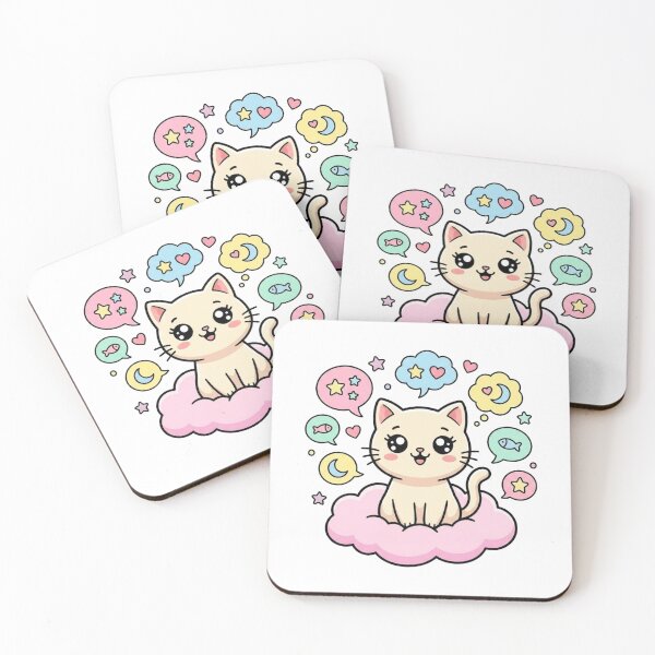 Item preview, Day Dreaming – Cute Cat on Cloud  designed and sold by morning sun.