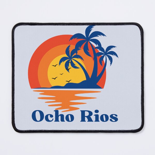 Item preview, Ocho Rios Jamaica Retro Sunset Palm Trees designed and sold by digitalbob60.