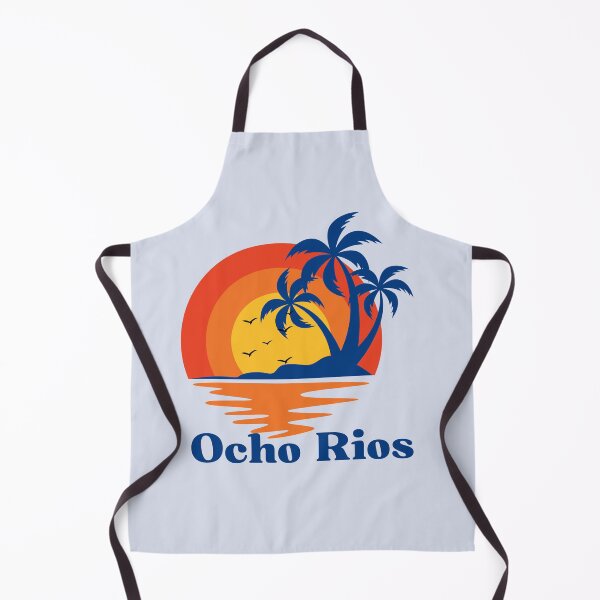 Item preview, Ocho Rios Jamaica Retro Sunset Palm Trees designed and sold by digitalbob60.