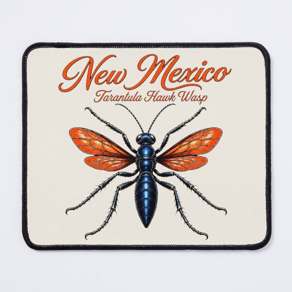 Item preview, New Mexico Tarantula Hawk Wasp Retro Poster designed and sold by The-Drip-Studio.