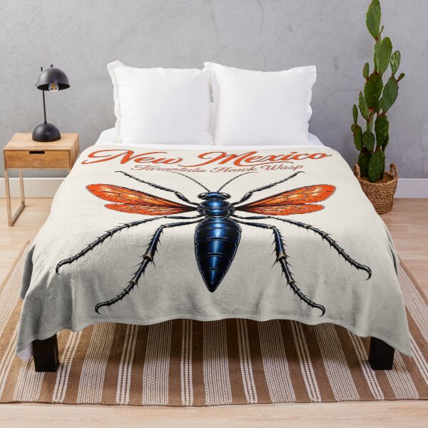 Item preview, New Mexico Tarantula Hawk Wasp Retro Poster designed and sold by The-Drip-Studio.
