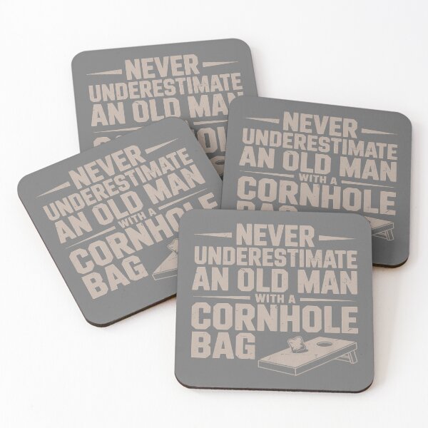 Item preview, Never Underestimate an Old Man with Cornhole Bag Daddy Team designed and sold by KristineLi.