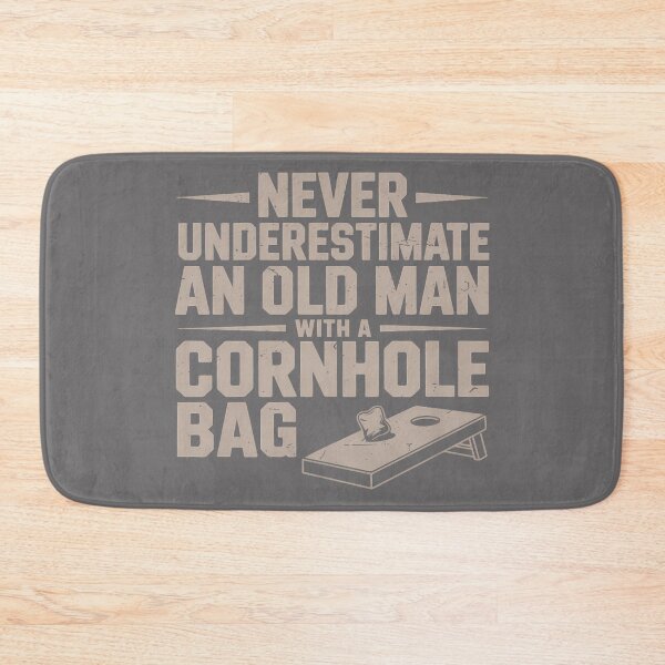 Item preview, Never Underestimate an Old Man with Cornhole Bag Daddy Team designed and sold by KristineLi.