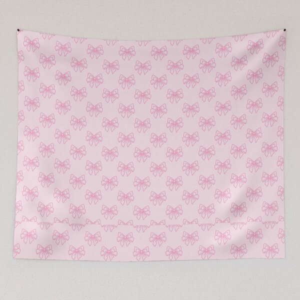 Item preview, Pink Coquette Bow Seamless Pattern designed and sold by Bloomelle Studio.