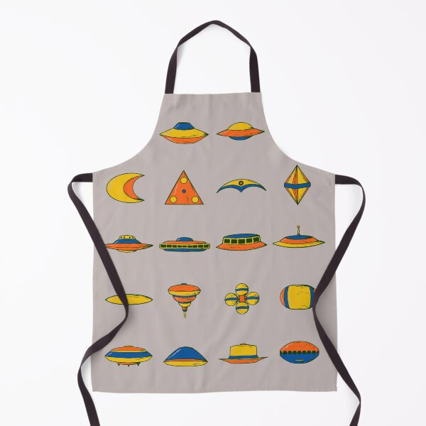 Item preview, Spaceships UFO UAP Shapes chart primary colour designed and sold by crawl-home.