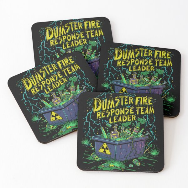 Item preview, Dumpster Fire Response Team Leader Workplace Manager Boss Humor Sarcasm designed and sold by HumansStuck12.