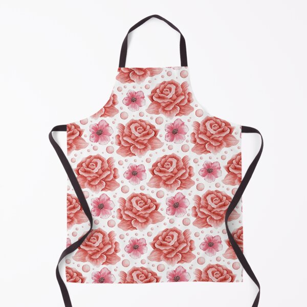 Item preview, Watercolor Pink Rose Seamless Pattern designed and sold by Bloomelle Studio.