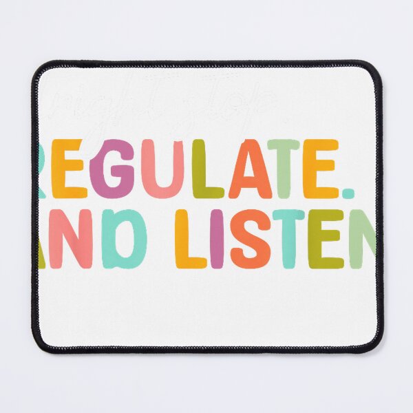 Item preview, Alright Stop Regulate and Listen School Counselor Therapist T-Shirt designed and sold by RKdrawings.