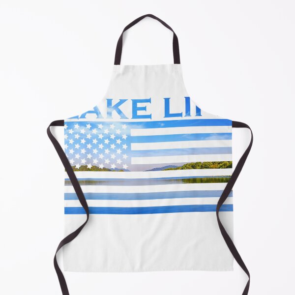 Item preview, American Flag Patriot Fishing at The Lake This is Lake Life T-Shirt designed and sold by kevincuellar.
