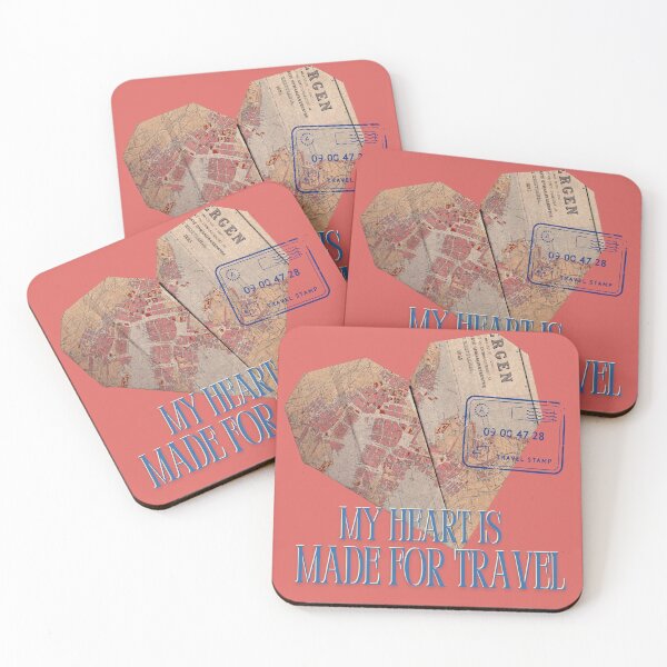 Item preview, My Heart is Made for Travel designed and sold by curious unit.