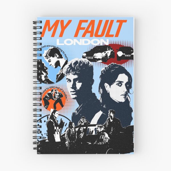 Item preview, My Fault London Your Fault London 2 Nick Noah Vintage Blue Collage designed and sold by tracynguyen23.