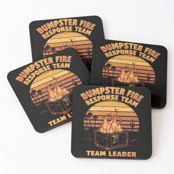 Item preview, Dumpster Fire Response Team Team Leader Funny Manager Work Humor designed and sold by HumansStuck12.