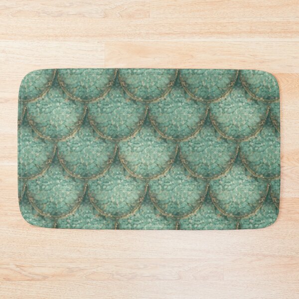 Item preview, Green Gold Mermaid Print designed and sold by SeaStarMermaids.