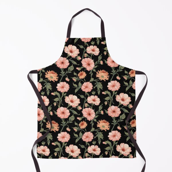Item preview, Vintage Peach Blossom Floral Pattern | Elegant Botanical Flowers on Black designed and sold by Mobile Cases Store.