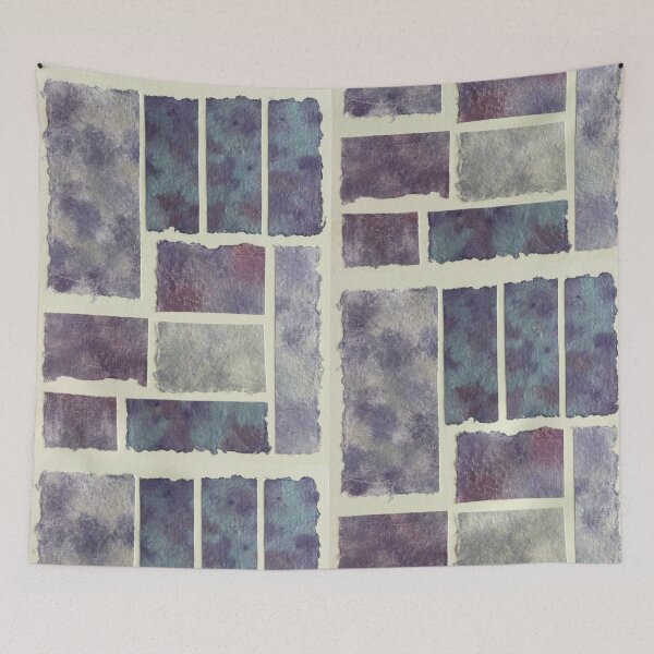 Item preview, Purple & Gray Pieces designed and sold by Painted Magic Studio.