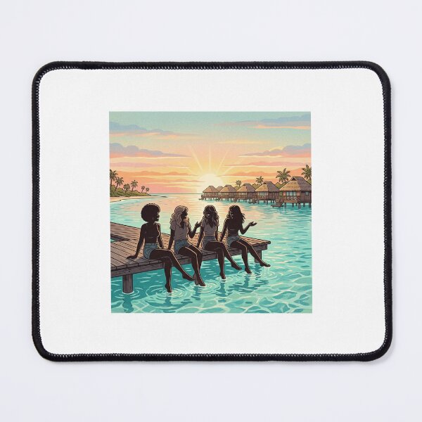 Item preview, Retro Maldives Girls Trip Vintage Summer Art designed and sold by DuckOddity.