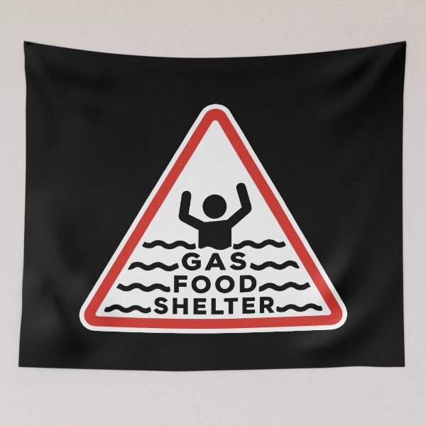 Item preview, Gas Food Shelter - Red designed and sold by Eclectic Eye Creations.