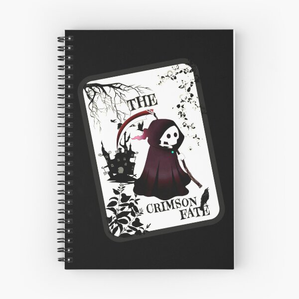Item preview, The Crimson Fate Grim Reaper Tarot Card  designed and sold by StyleBloomes.