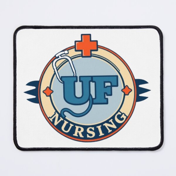 Item preview, UF Nursing Stethoscope Logo | Modern Nurse Pride Graphic designed and sold by MystiColo.