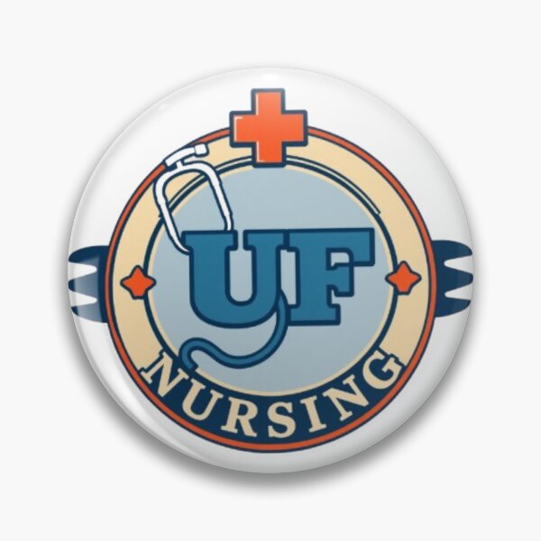 Item preview, UF Nursing Stethoscope Logo | Modern Nurse Pride Graphic designed and sold by MystiColo.