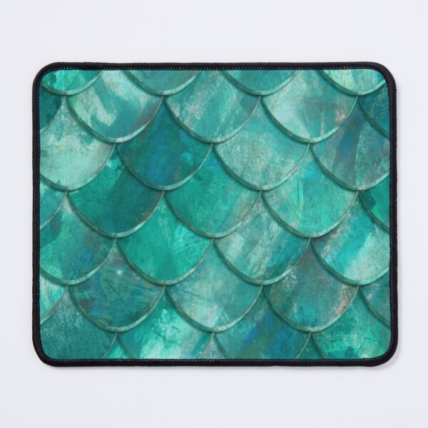Item preview, Shiny Ocean Green Mermaid Print designed and sold by SeaStarMermaids.