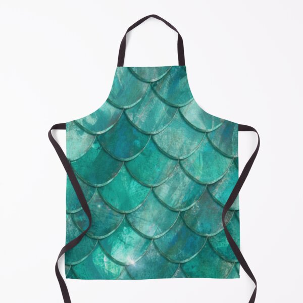 Item preview, Shiny Ocean Green Mermaid Print designed and sold by SeaStarMermaids.