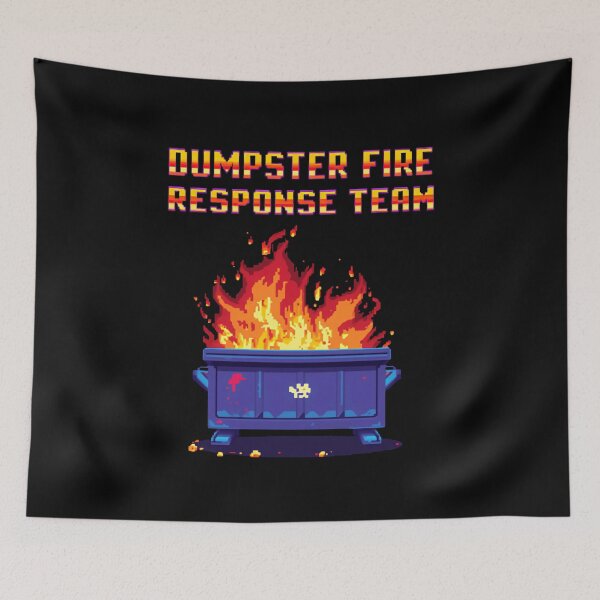 Item preview, Dumpster Fire Response Team Workplace Humor Chaos Manager Problem Solver designed and sold by HumansStuck12.