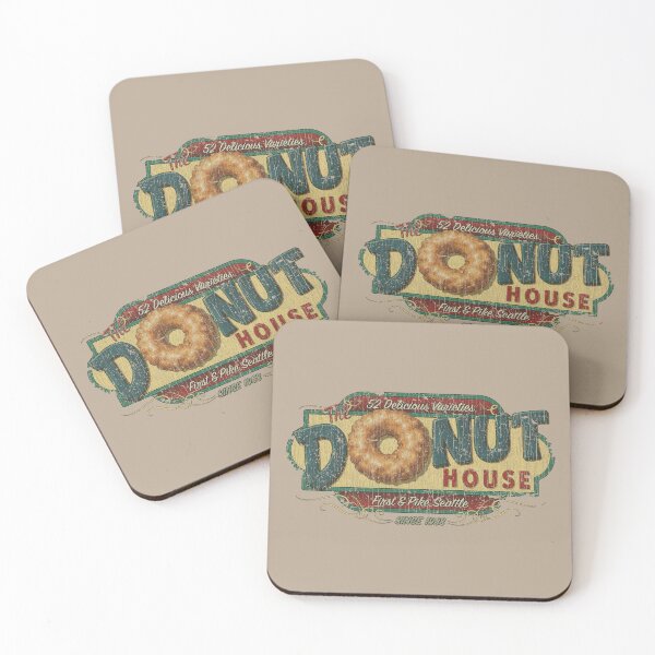 Item preview, The Donut House Seattle 1958 Vintage Men's T-Shirt designed and sold by AstroZombie6669.