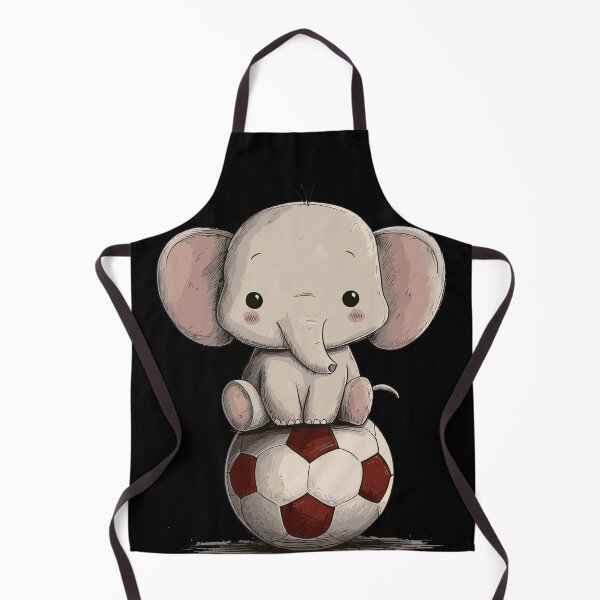 Item preview, Cute Elephant Soccer Star designed and sold by ClubVacay.