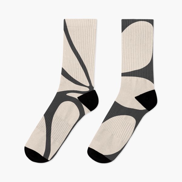 Item preview, Black Beige Dark Abstract Botanical designed and sold by NicoleYoungStudio.
