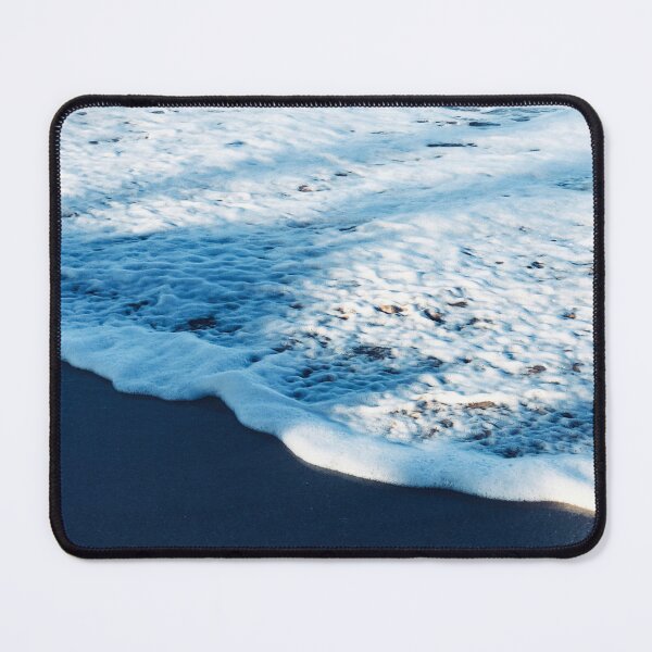 Item preview, Ebony Black Sand Tropical Beach With Blue Shadows Art Photo designed and sold by DEC02.
