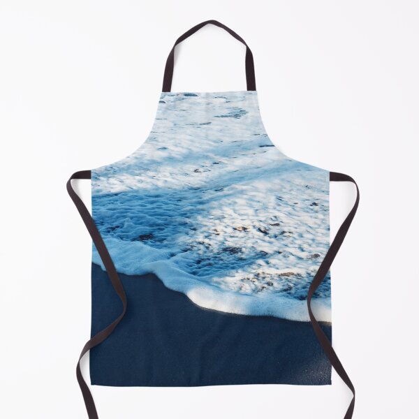 Item preview, Ebony Black Sand Tropical Beach With Blue Shadows Art Photo designed and sold by DEC02.