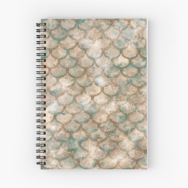 Item preview, Gold Teal Beige Pearly Mermaid Print designed and sold by SeaStarMermaids.
