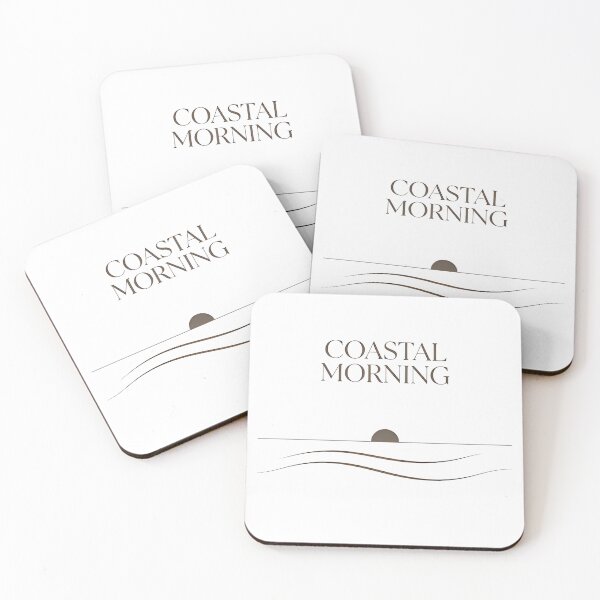 Item preview, Coastal Morning designed and sold by Elegant Serif Studio.