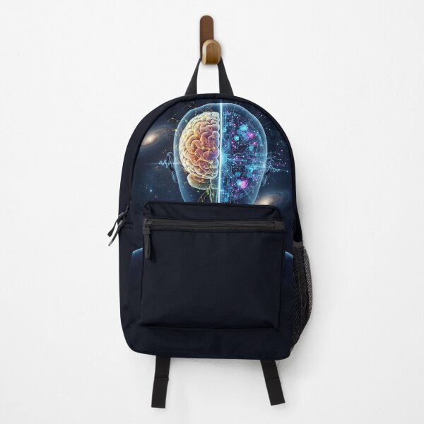 Item preview, Human Mind and Artificial Intelligence Cosmic Brain Art designed and sold by UmSkelig834.