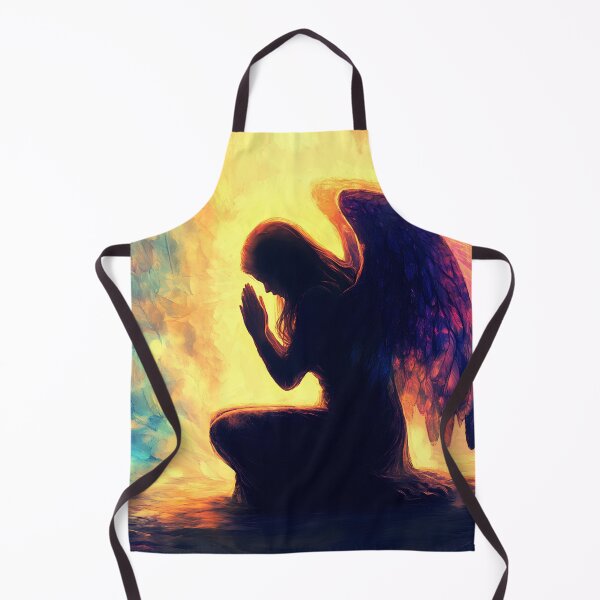 Item preview, Vibrant praying angel with wings designed and sold by dcrc.