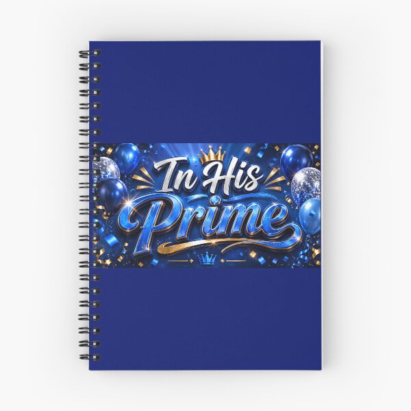 Item preview, 50th Birthday - In His Prime Blue & Gold designed and sold by Pamoji3.