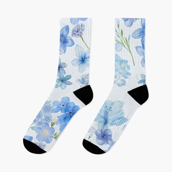 Item preview, Blue Floral Pattern designed and sold by Palette & Hue.