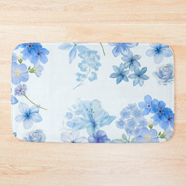 Item preview, Blue Floral Pattern designed and sold by KayeSystems.