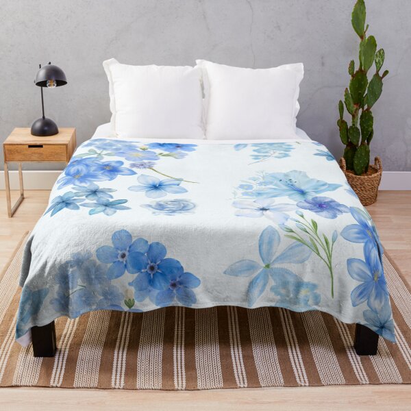 Item preview, Blue Floral Pattern designed and sold by KayeSystems.