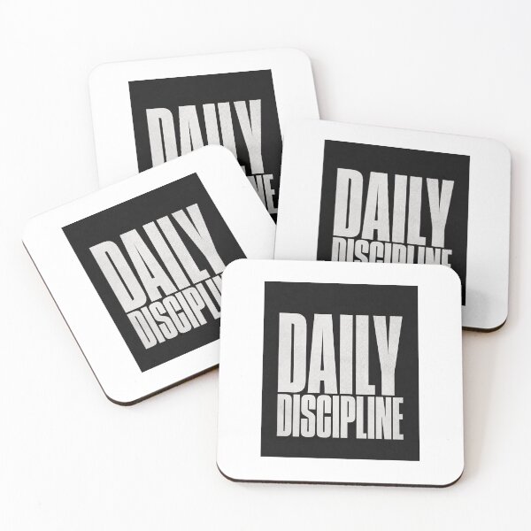 Item preview, Daily Discipline Minimalist Typography Design designed and sold by PrintxforxYou.
