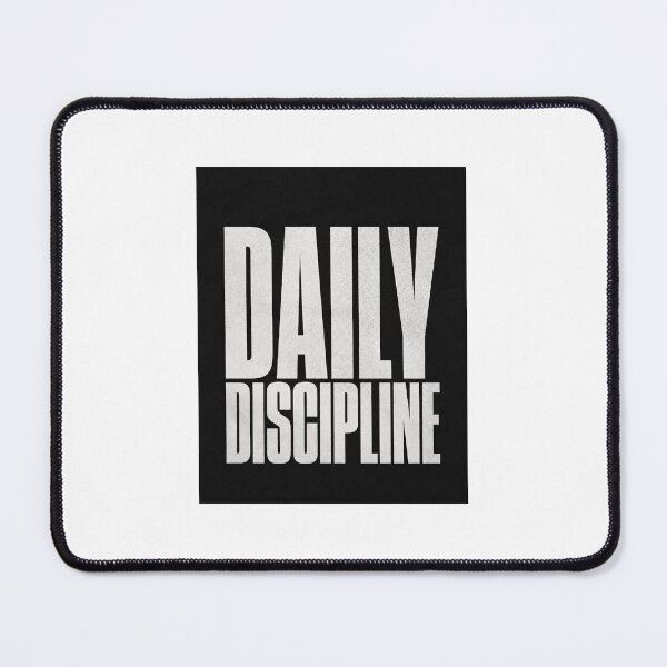 Item preview, Daily Discipline Minimalist Typography Design designed and sold by PrintxforxYou.
