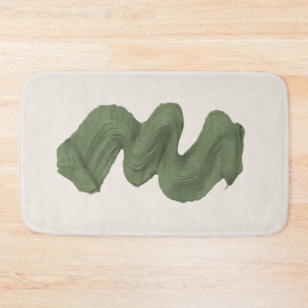 Item preview, Olive Green Minimalistic Abstract Painting designed and sold by NicoleYoungStudio.