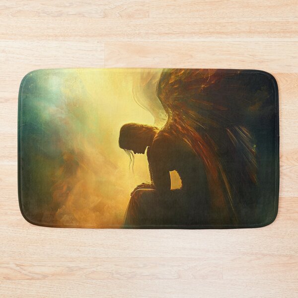 Item preview, Vibrant praying angel with wings designed and sold by dcrc.