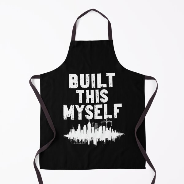 Item preview, Built This Myself Gift for Men City Builder Construction Worker Pride designed and sold by Say It With Ink.